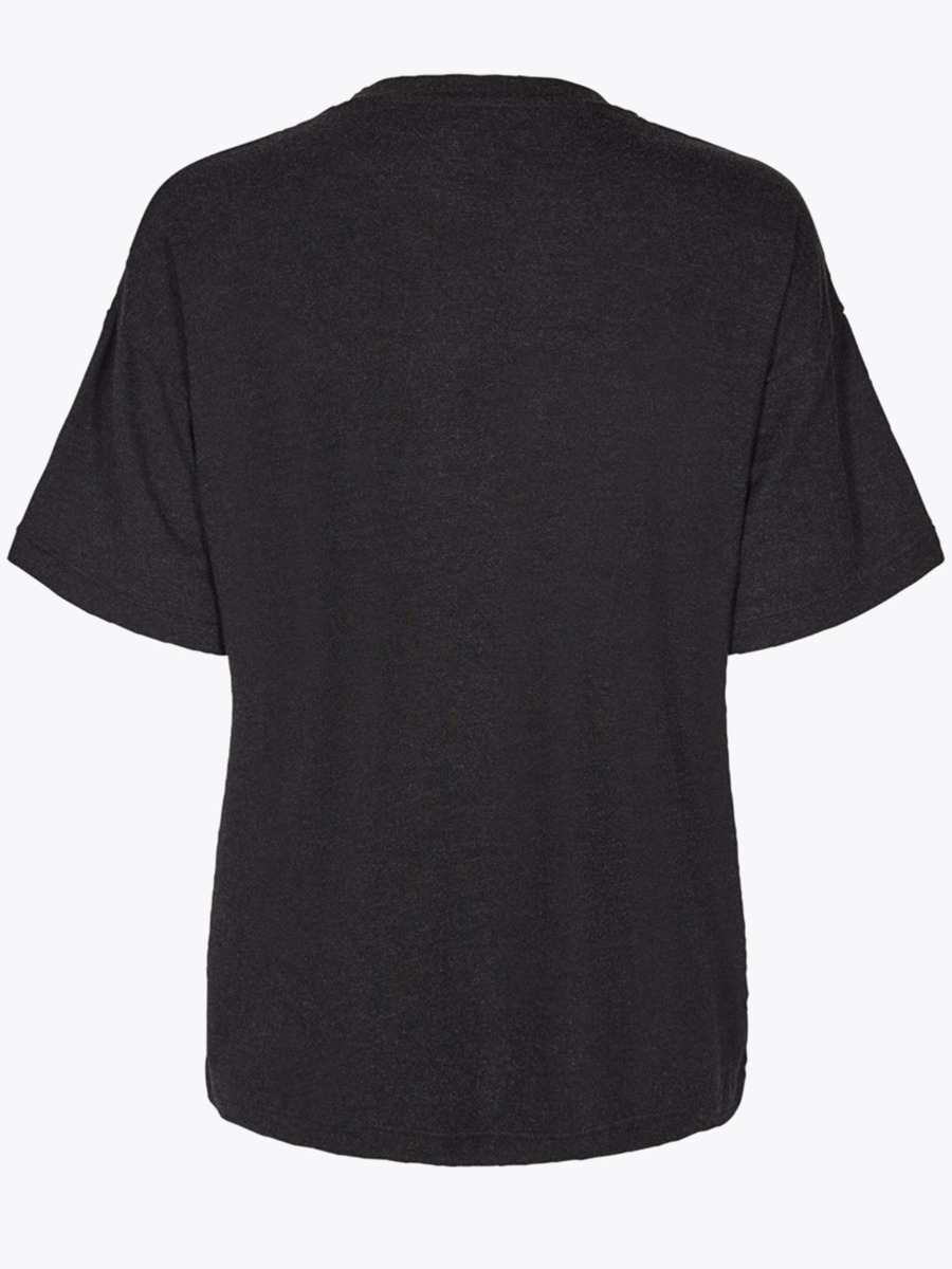 MSCH Copenhagen MSCH Copenhagen Annie Wooltouch Tee Dark Grey Melange