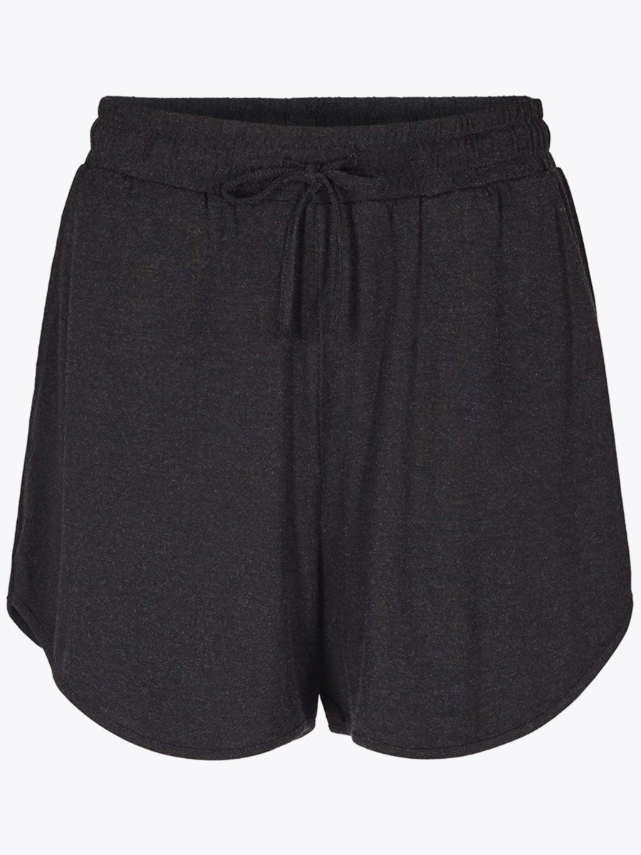 MSCH Copenhagen MSCH Copenhagen Annie Wooltouch Shorts Dark Grey Melange
