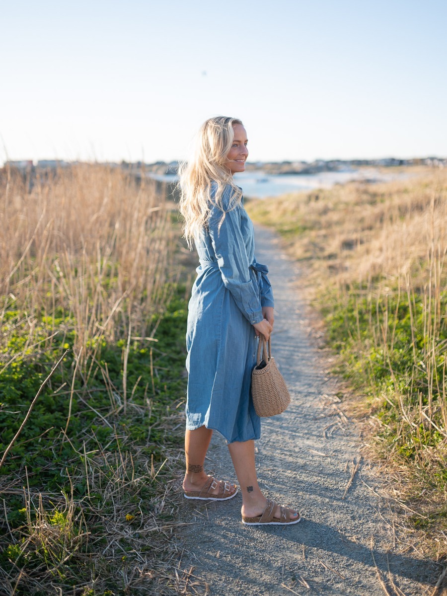 DAY ET Beach Basket Small Beige