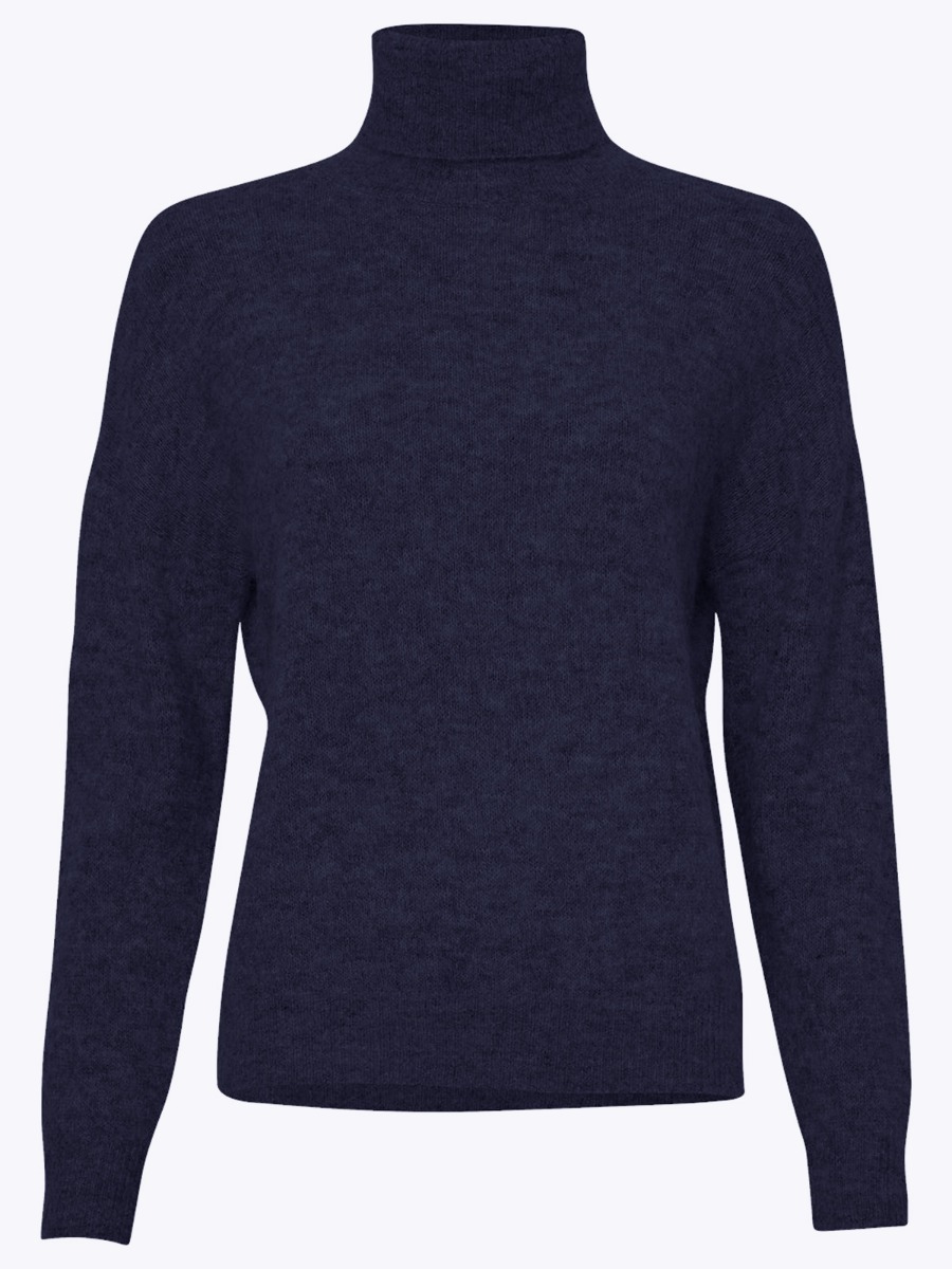 MSCH Copenhagen MSCH Copenhagen Femme Mohair Rollneck Pullover SkyCaptain