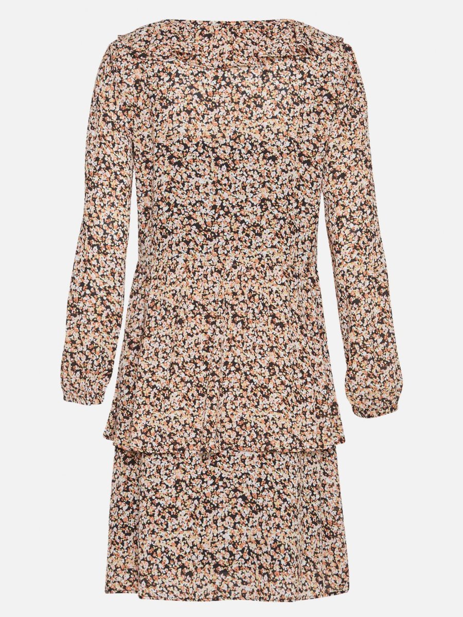 MSCH Copenhagen Merila Rikkelie Long Sleeve Dress Black dots