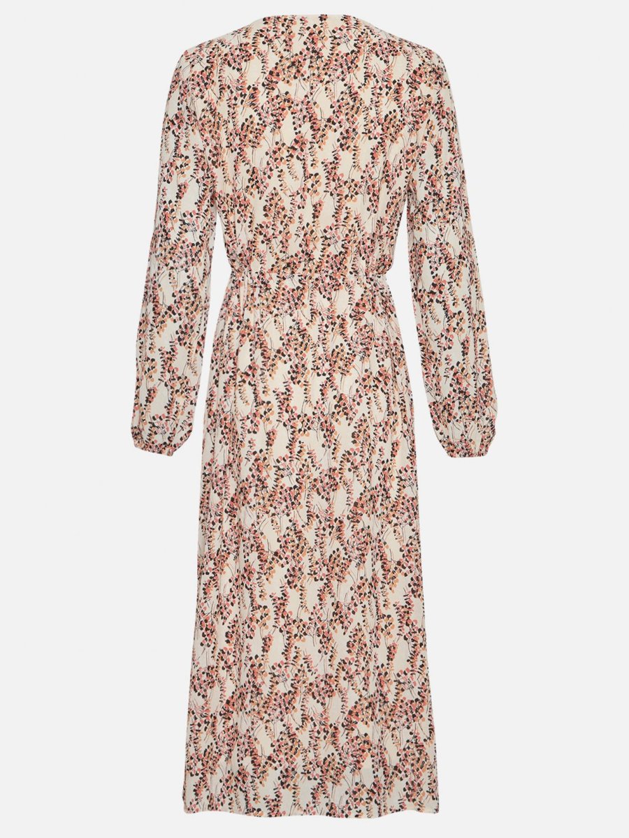 MSCH Copenhagen Camly Rikkelie Long Sleeve Dress Bellini Leaf