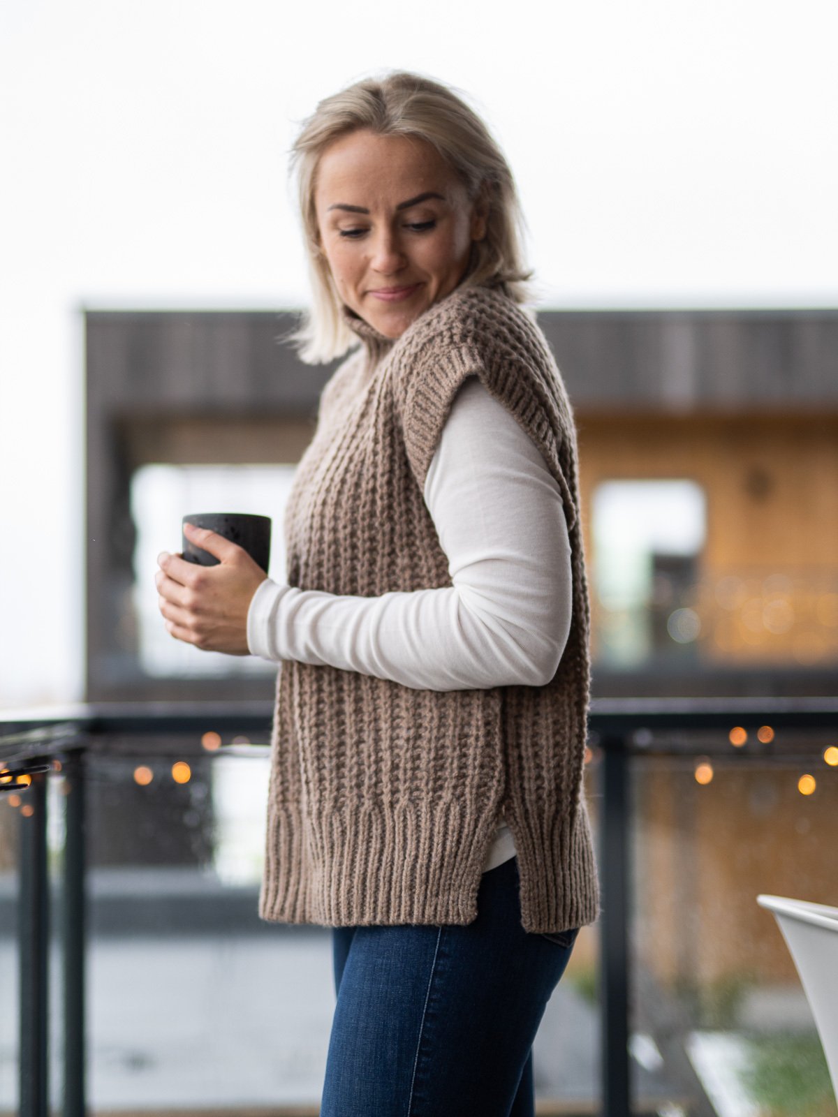 MSCH Copenhagen Heidi M Neck Vest Caribou