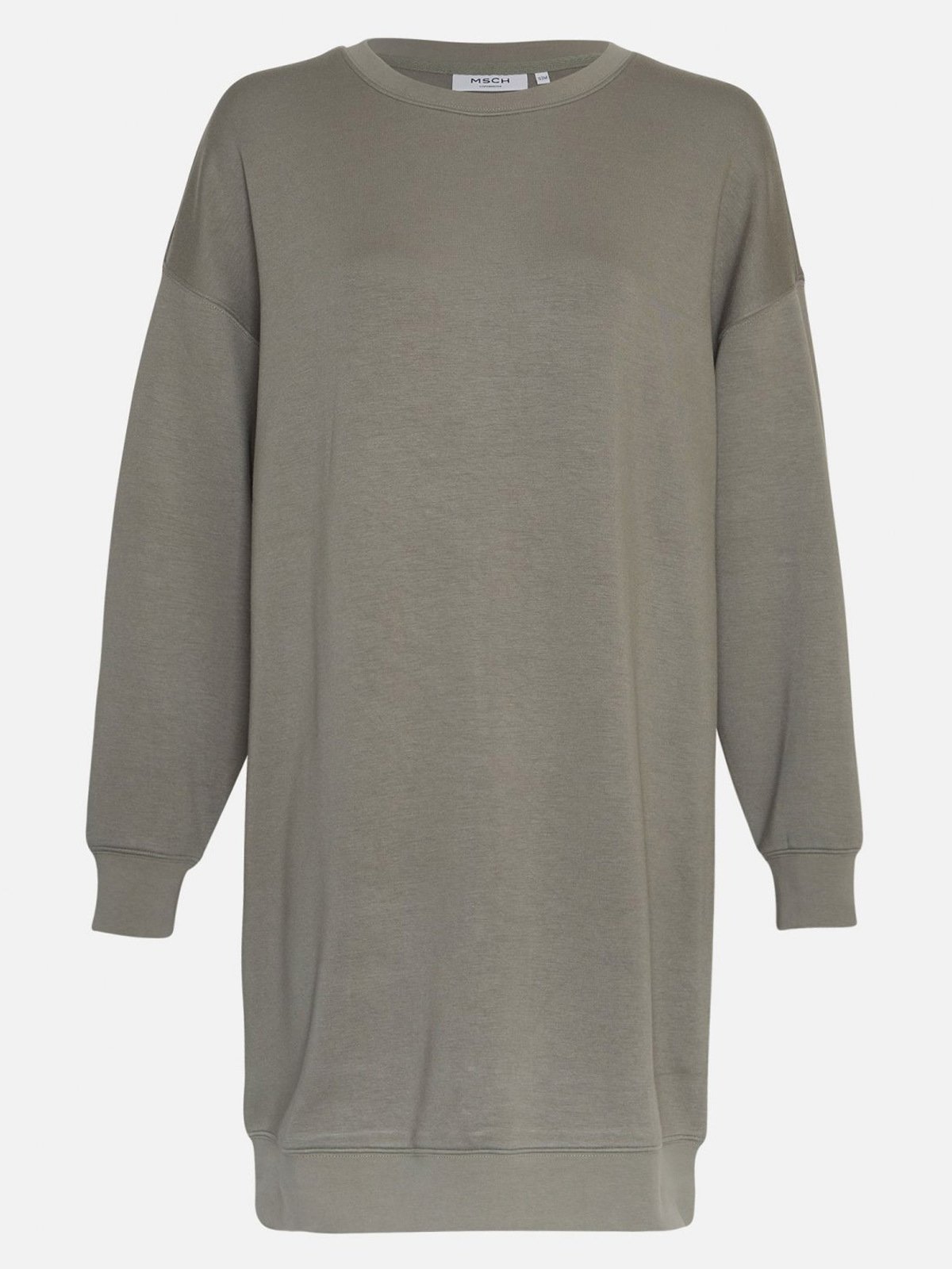 MSCH Copenhagen Ima Sweat Dress Agave Green