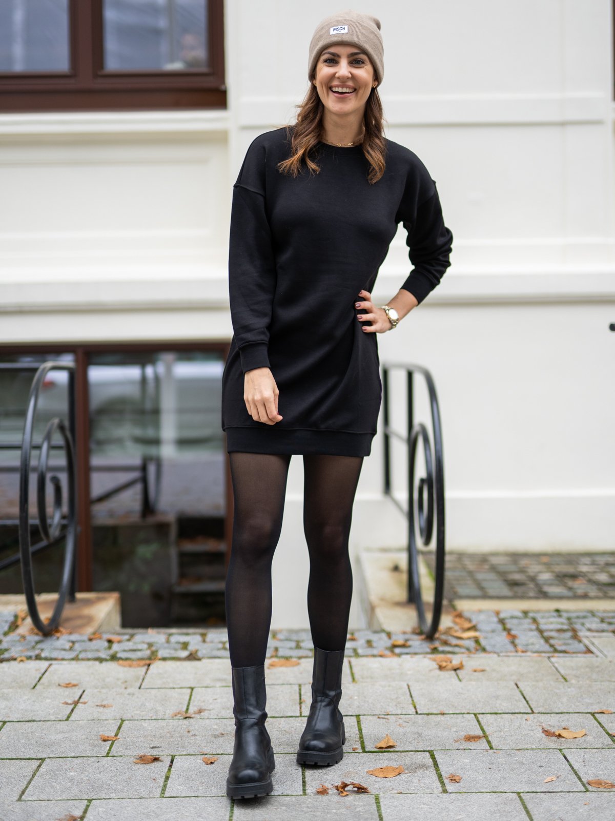 MSCH Copenhagen Ima Sweat Dress Svart