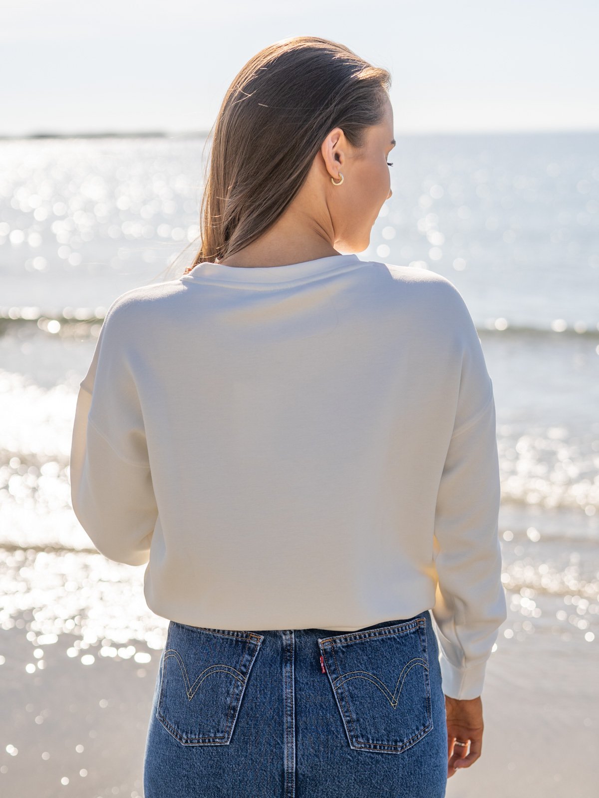 MSCH Copenhagen Ima DS Sweatshirt Egret