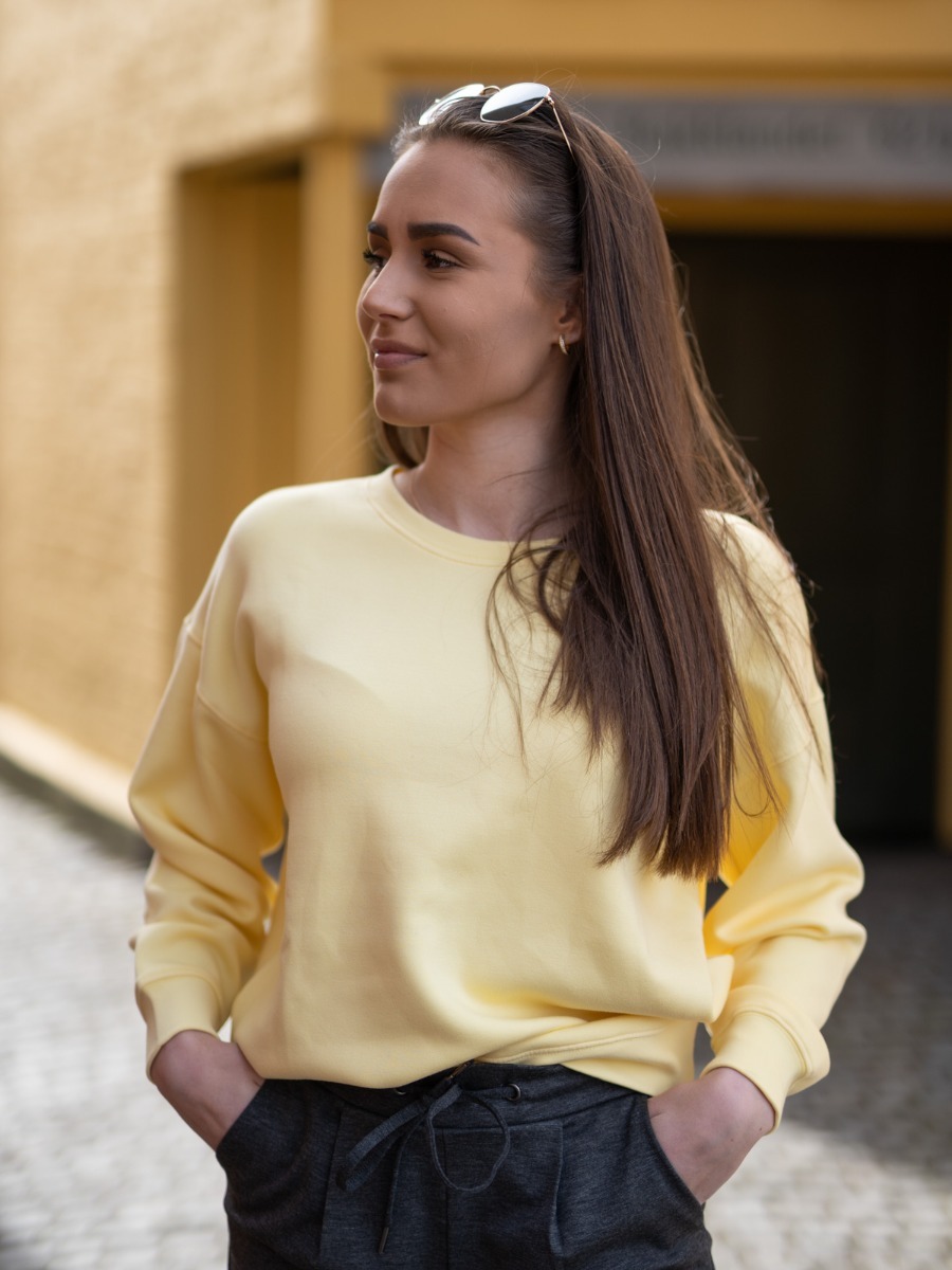 MSCH Copenhagen Ima DS Sweatshirt Pale banana