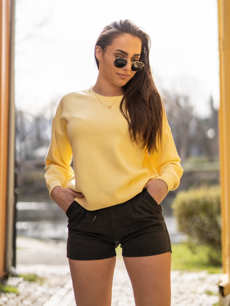 MSCH Copenhagen Ima DS Sweatshirt Pale banana