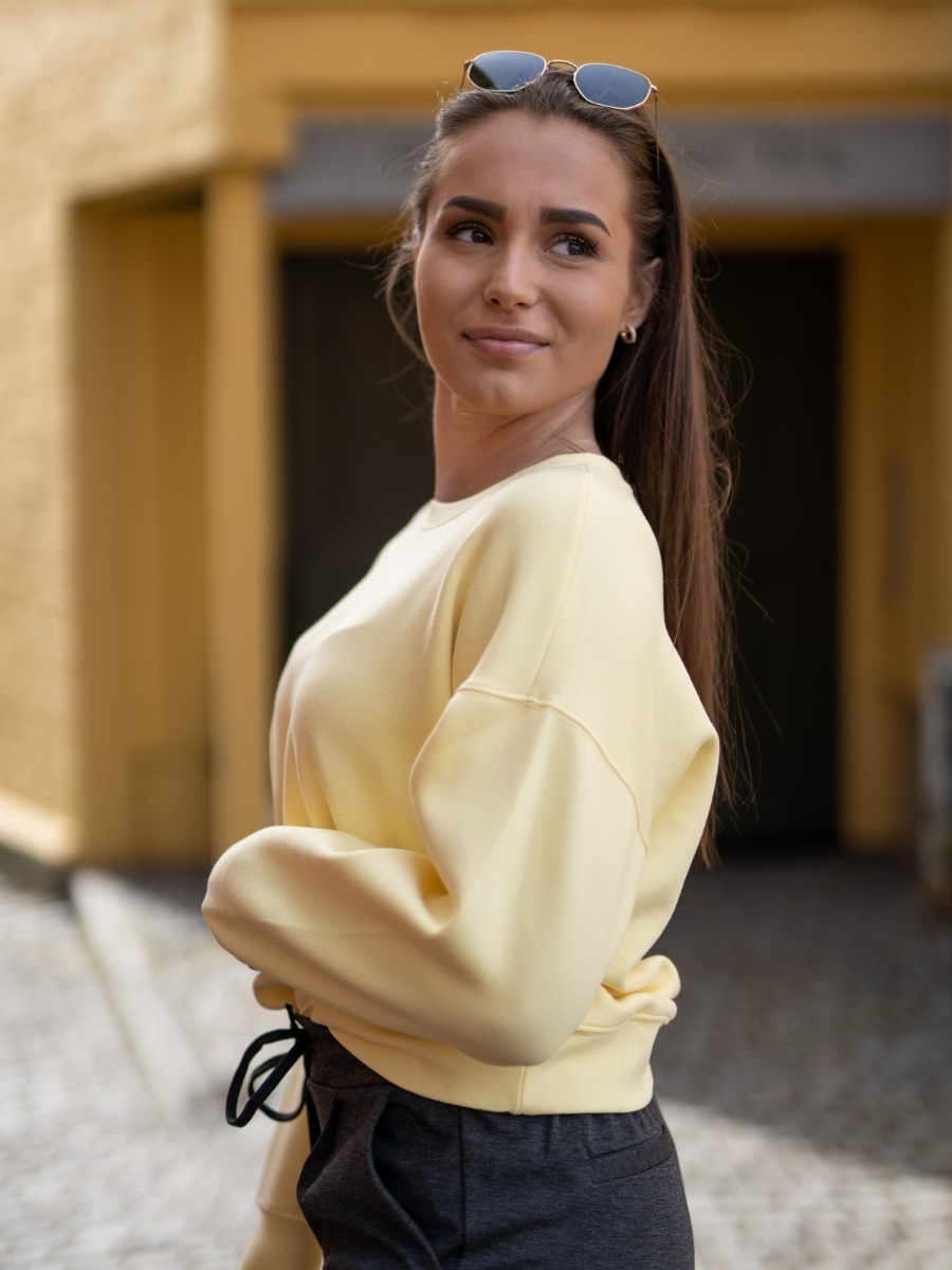 MSCH Copenhagen Ima DS Sweatshirt Pale banana