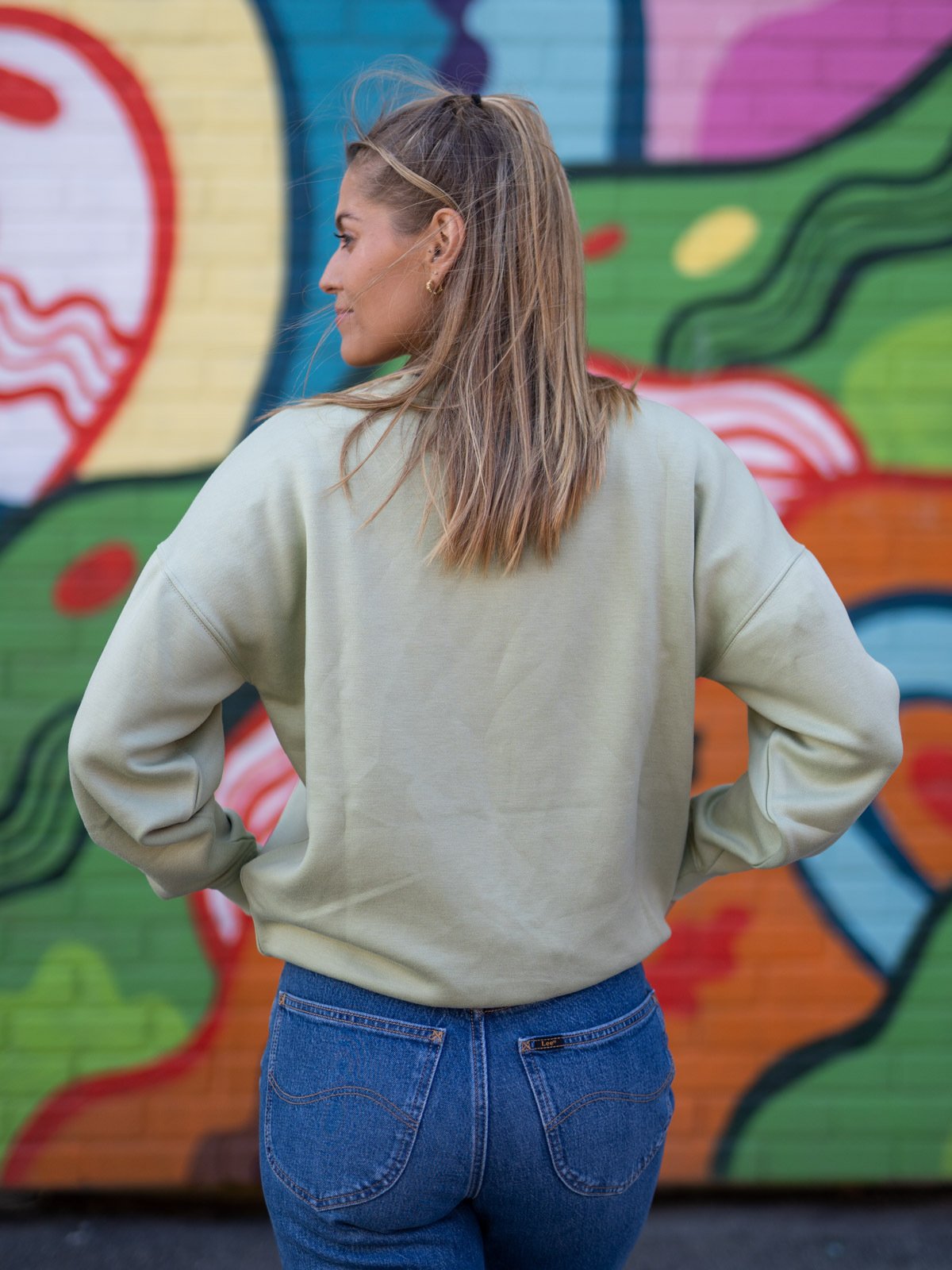 MSCH Copenhagen Ima DS Sweatshirt Reseda