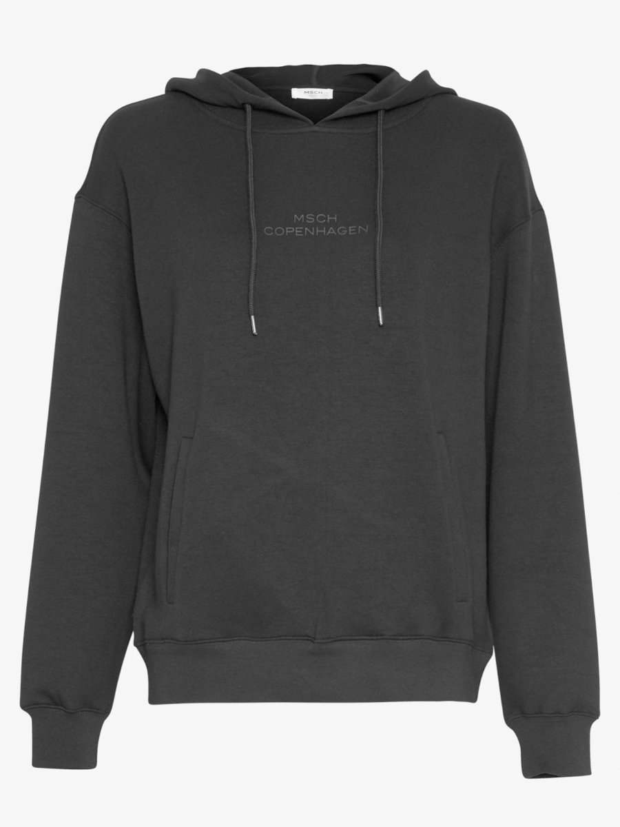 MSCH Copenhagen Ima DS Logo Hood Sweatshirt Black