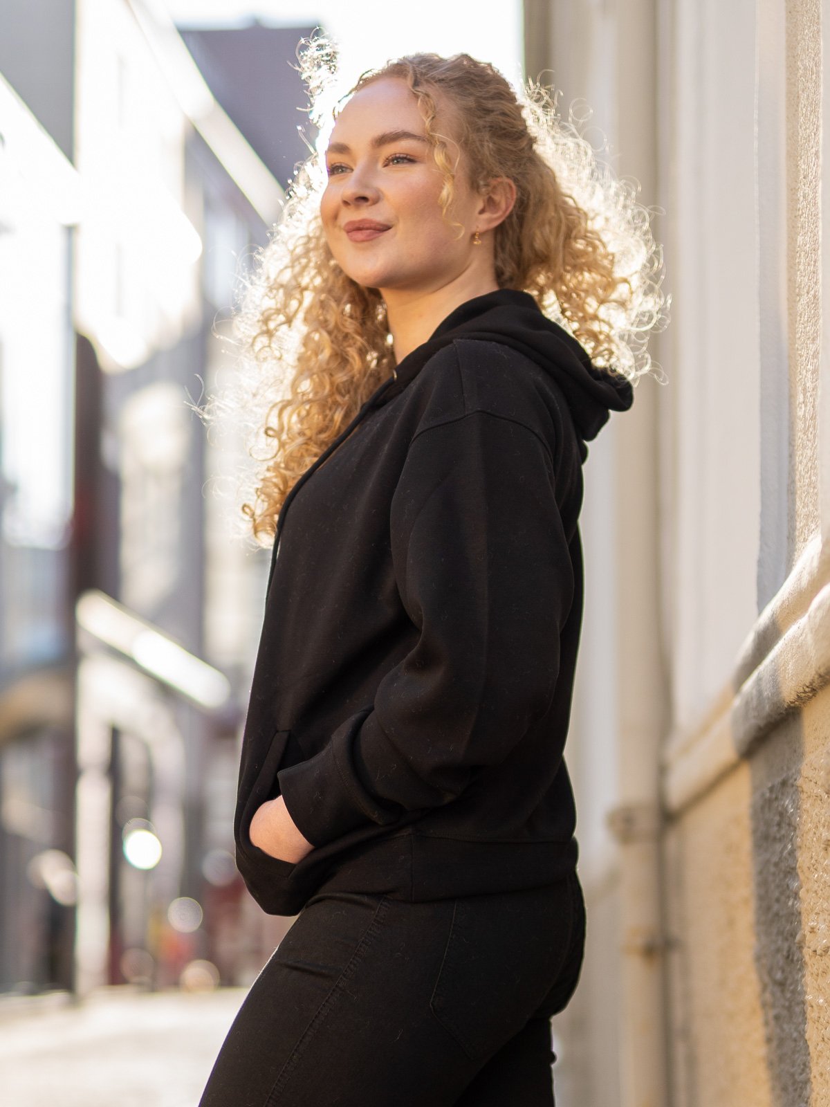 MSCH Copenhagen Ima DS Logo Hood Sweatshirt Black