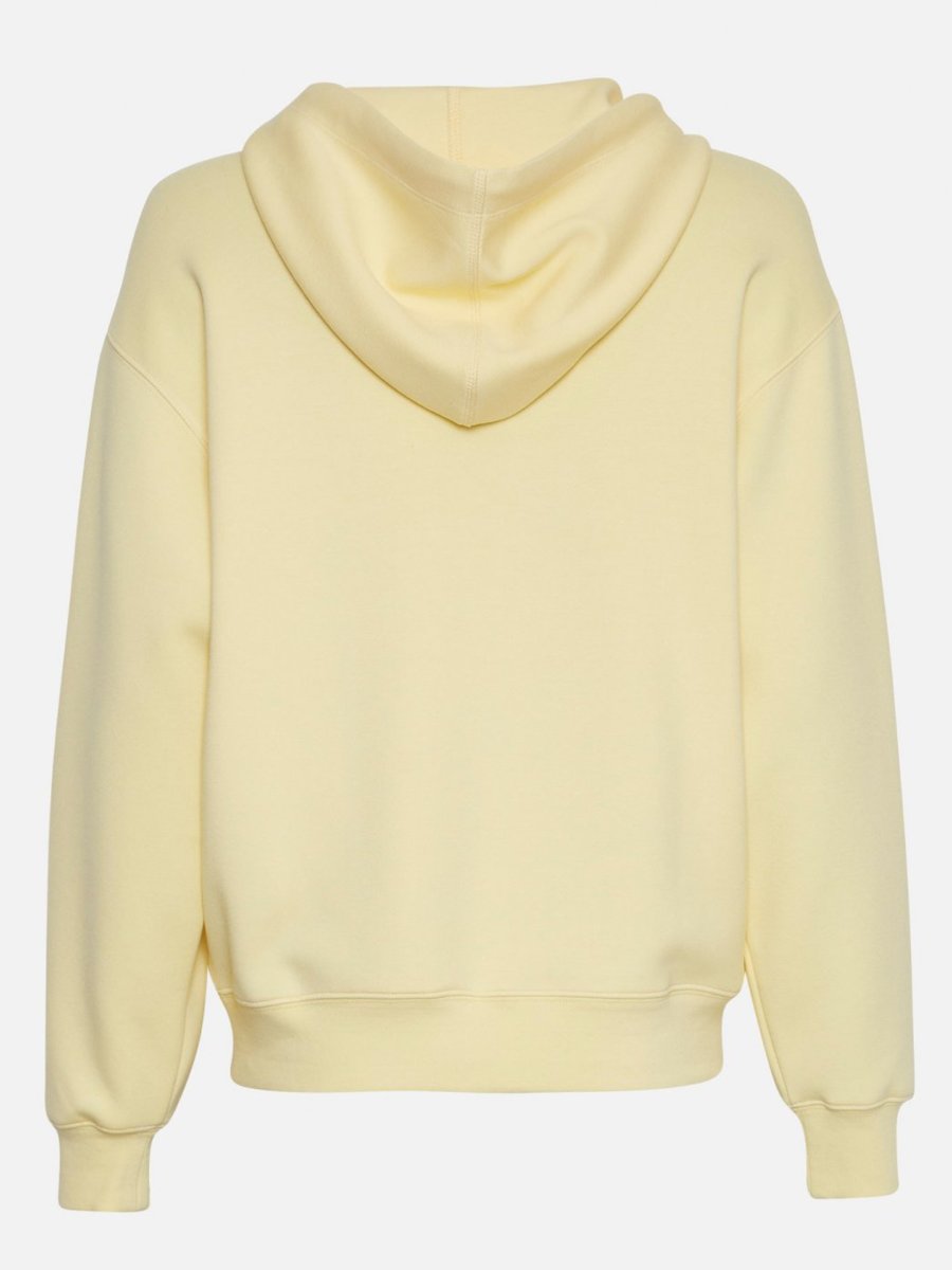 MSCH Copenhagen Ima DS Logo Hood Sweatshirt Pale banana