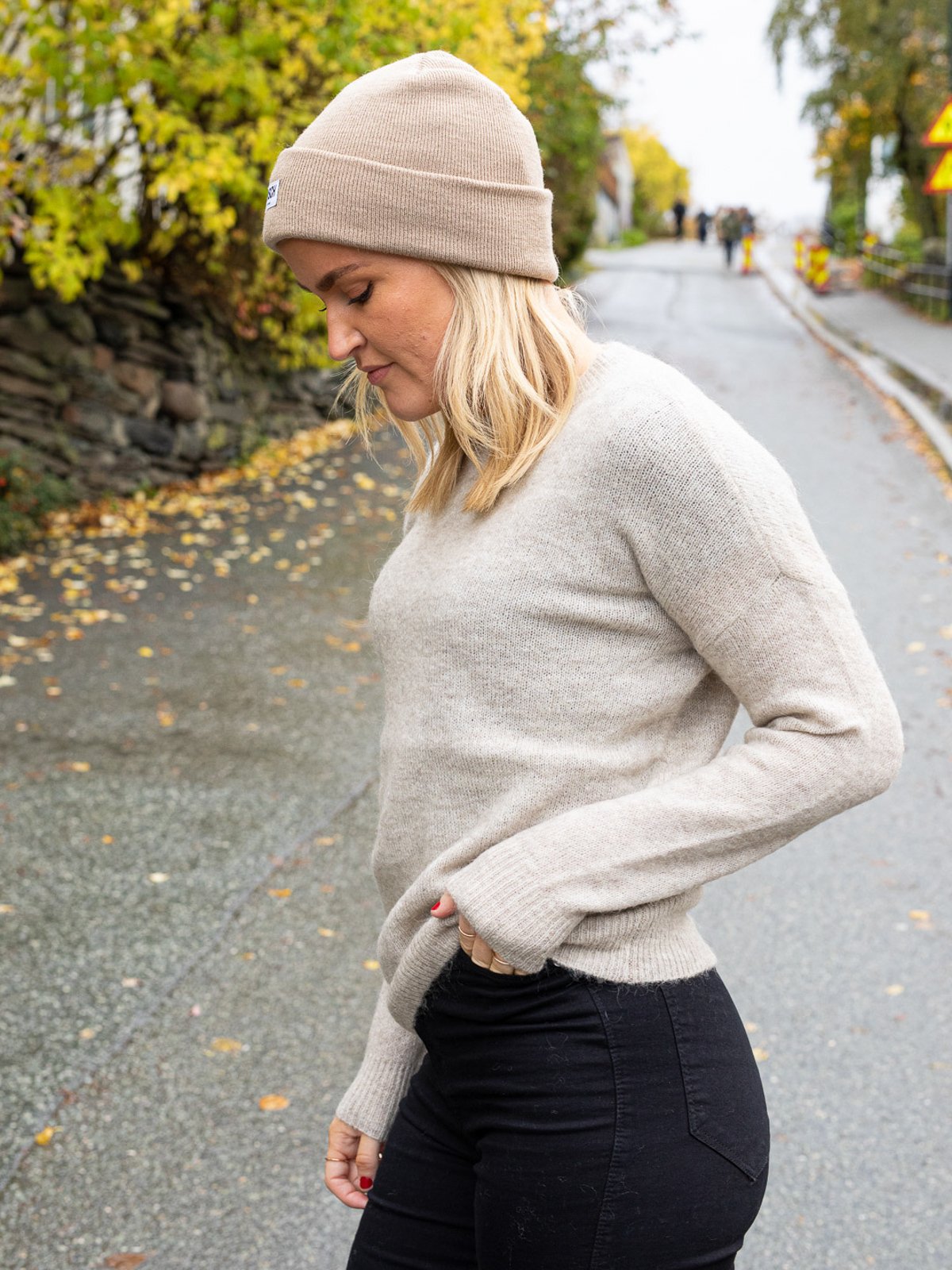 MSCH Copenhagen Femme Mohair O-Neck Pullover Oatmeal