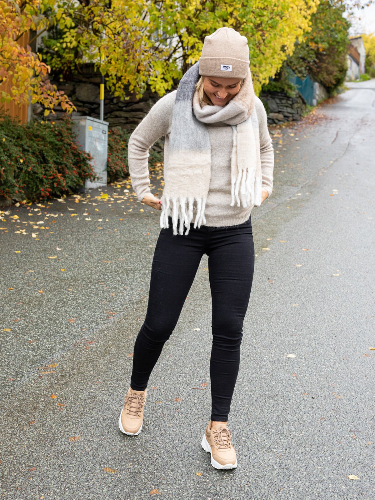 MSCH Copenhagen Femme Mohair O-Neck Pullover Oatmeal