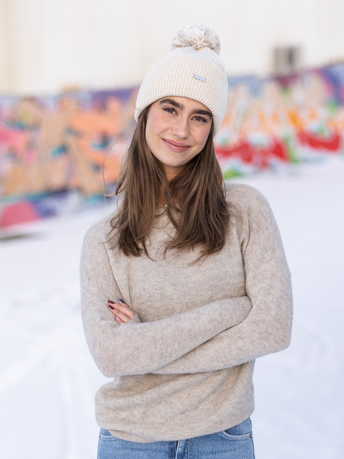 MSCH Copenhagen Femme Mohair O-Neck Pullover Oatmeal