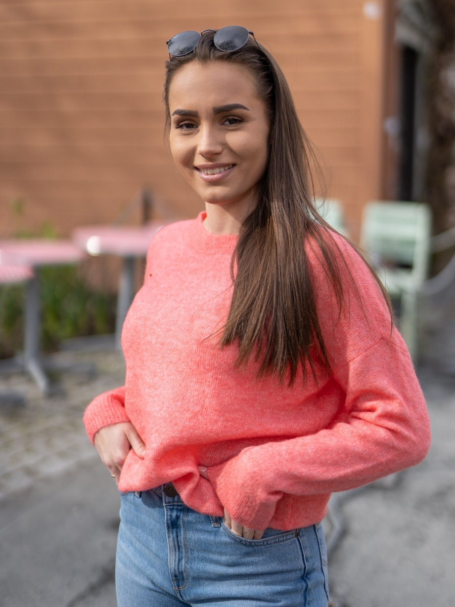 MSCH Copenhagen Femme Mohair O-Neck Pullover Rose of S melange