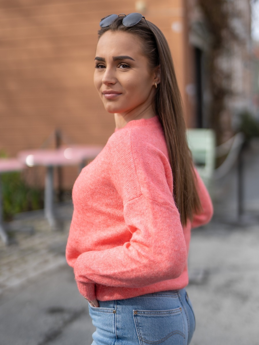 MSCH Copenhagen Femme Mohair O-Neck Pullover Rose of S melange