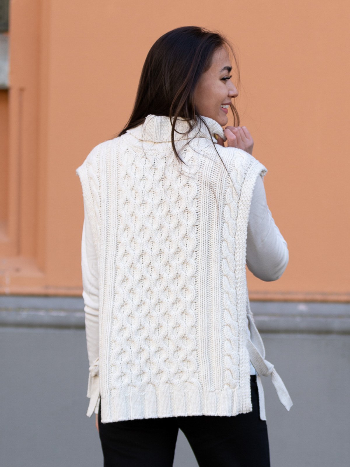 MSCH Copenhagen Latifa Vest Ecru melange / Offwhite