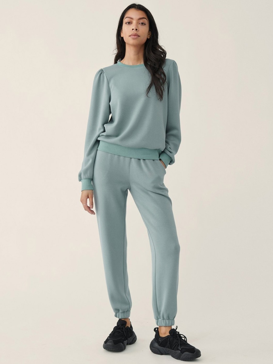 MSCH Copenhagen Ima Sweat Pants Chinios Green