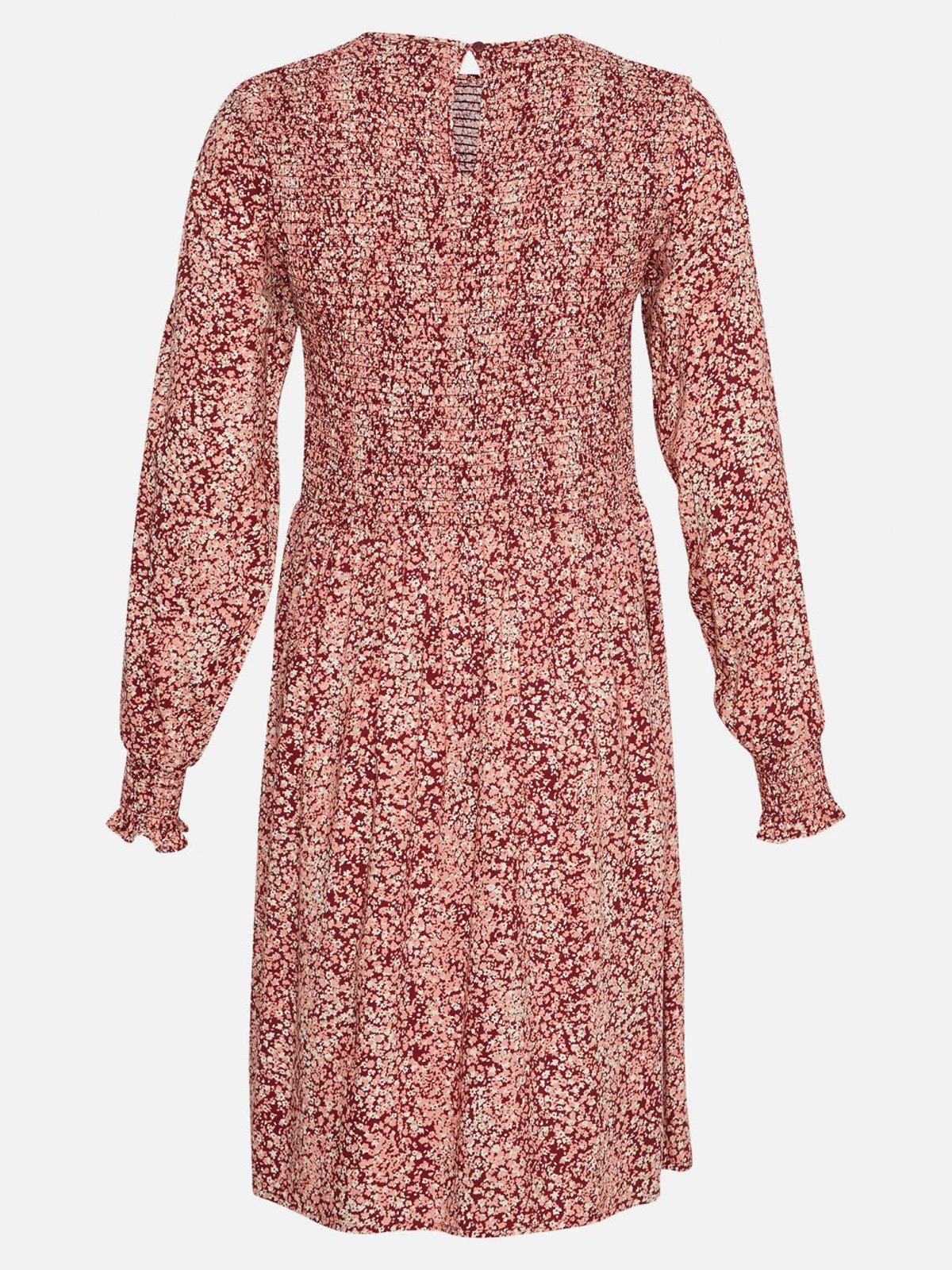 MSCH Copenhagen Madelina Long Sleeve Dress All Over Print Zinfandel Flowers