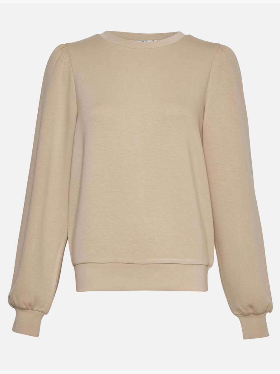MSCH Copenhagen Ima Puff Sweatshirt White Pepper