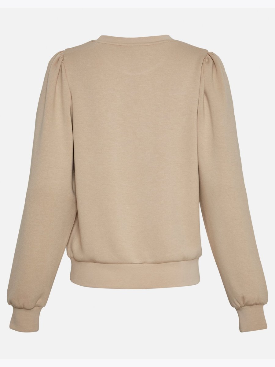 MSCH Copenhagen Ima Puff Sweatshirt White Pepper