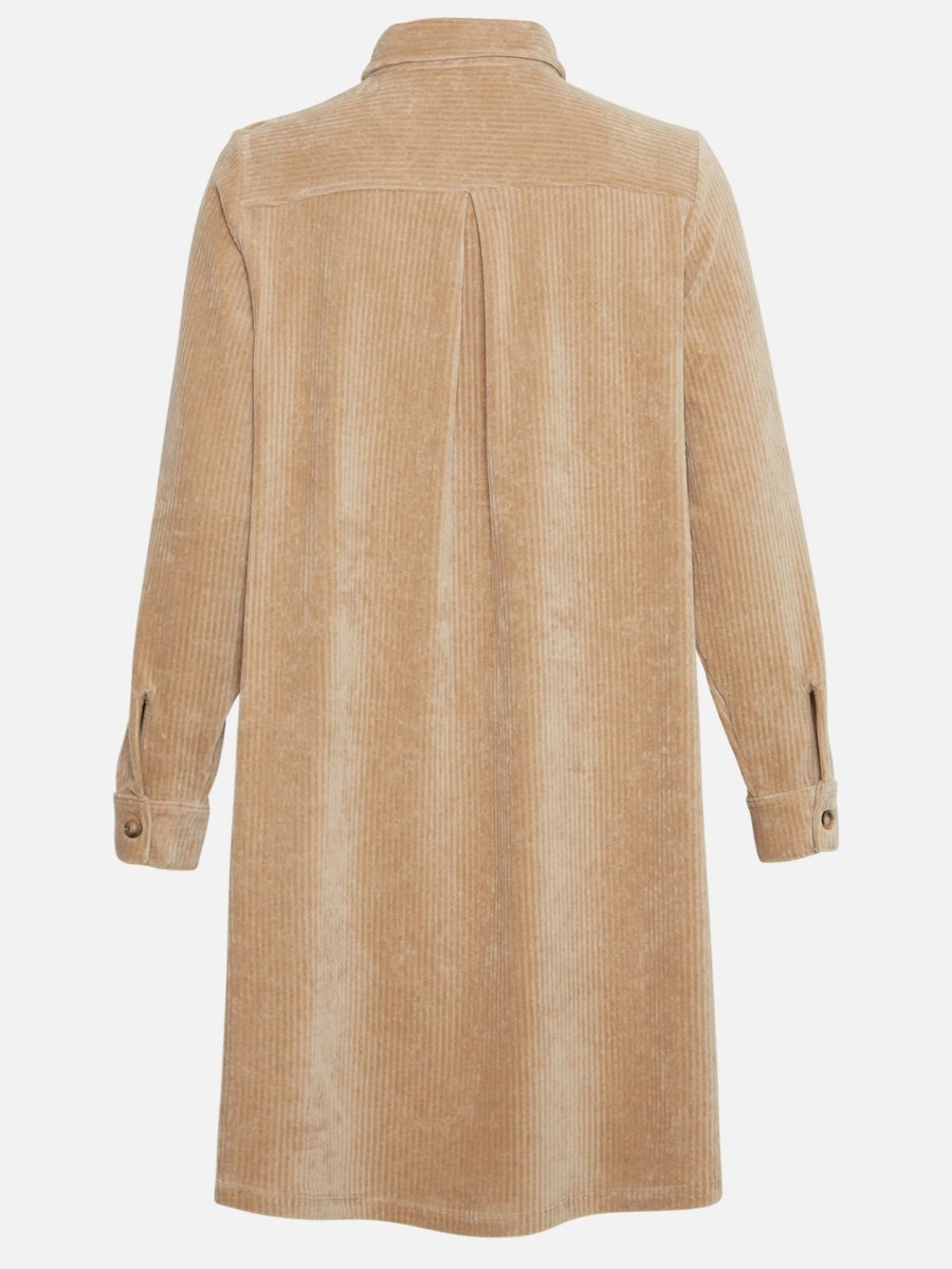 MSCH Copenhagen Ane Florina Long Sleeve Dress Cornstalk