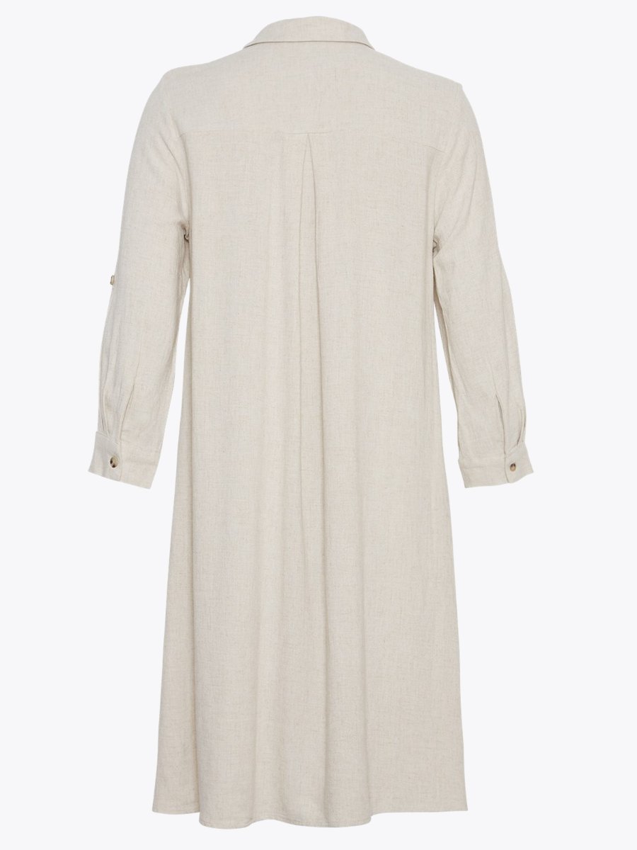 MSCH Copenhagen MSCH Copenhagen Babetta Smia 3/4 Dress Wood Ash