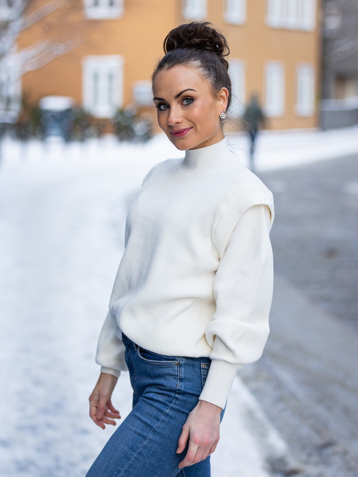 MSCH Copenhagen Filine Jilli Pullover Beige