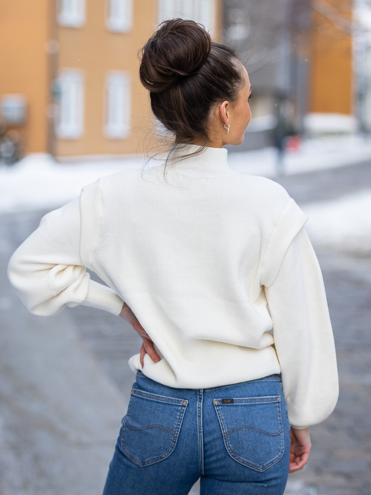 MSCH Copenhagen Filine Jilli Pullover Beige