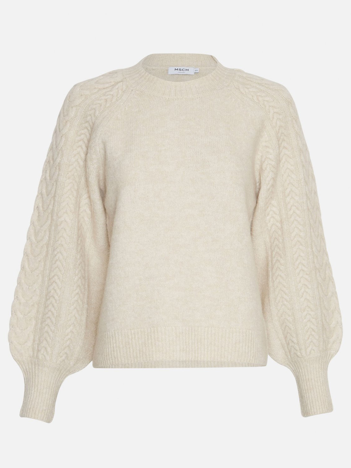 MSCH Copenhagen Peggy Pullover Ecru Melange