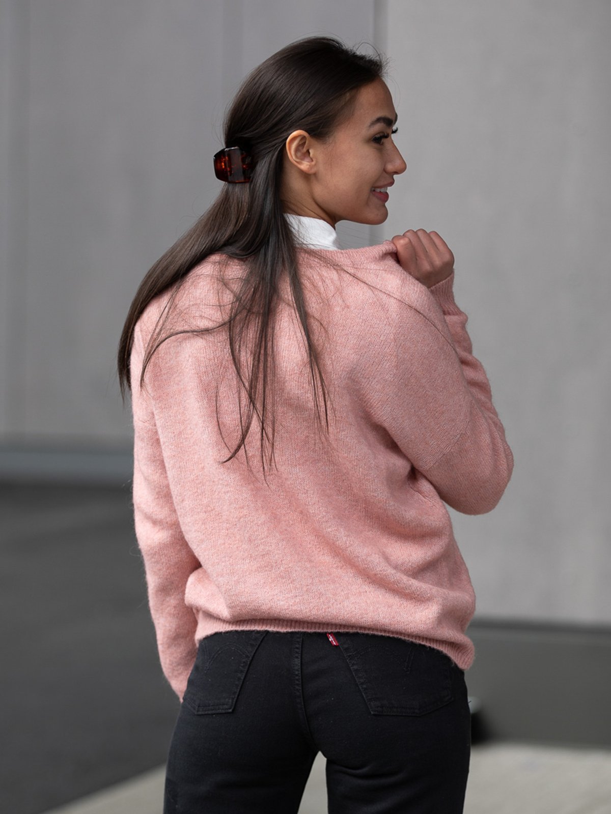 MSCH Copenhagen Femme Mohair O-Neck Pullover Ash Rose