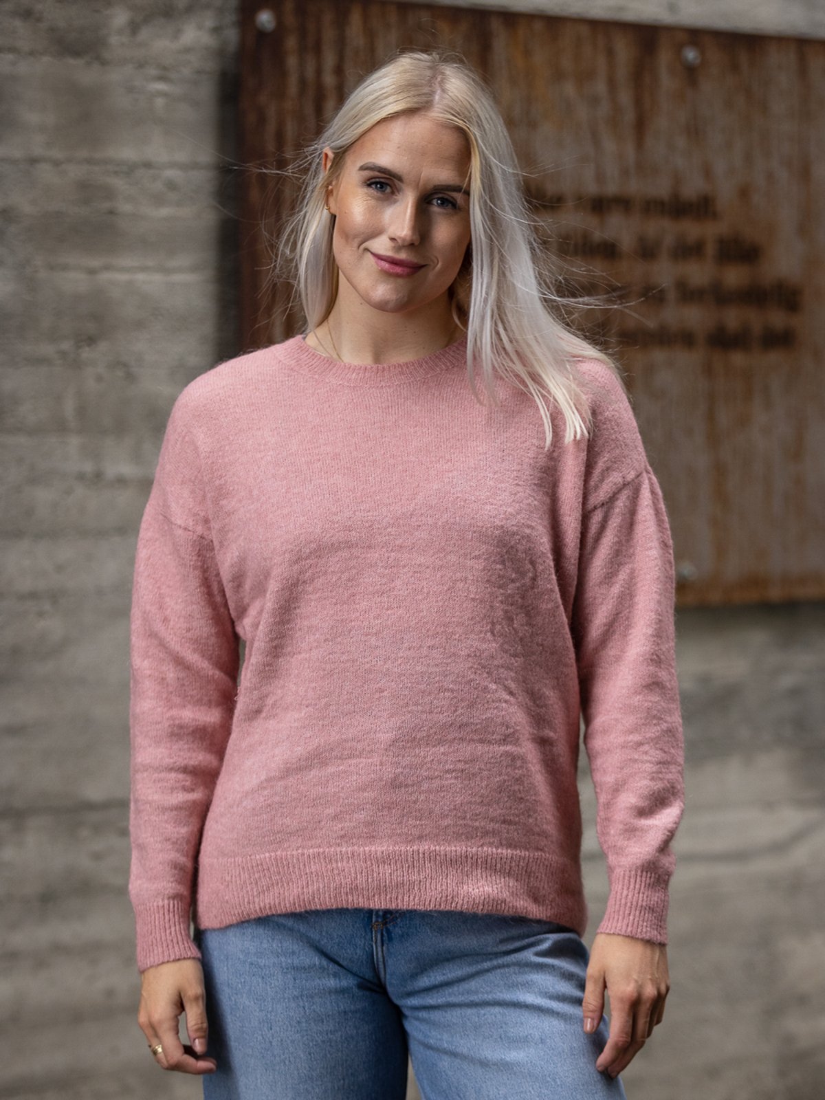 MSCH Copenhagen Femme Mohair O-Neck Pullover Ash Rose