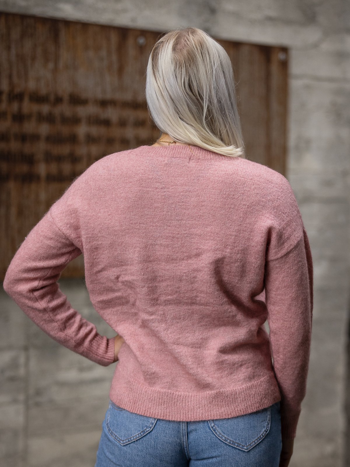 MSCH Copenhagen Femme Mohair O-Neck Pullover Ash Rose