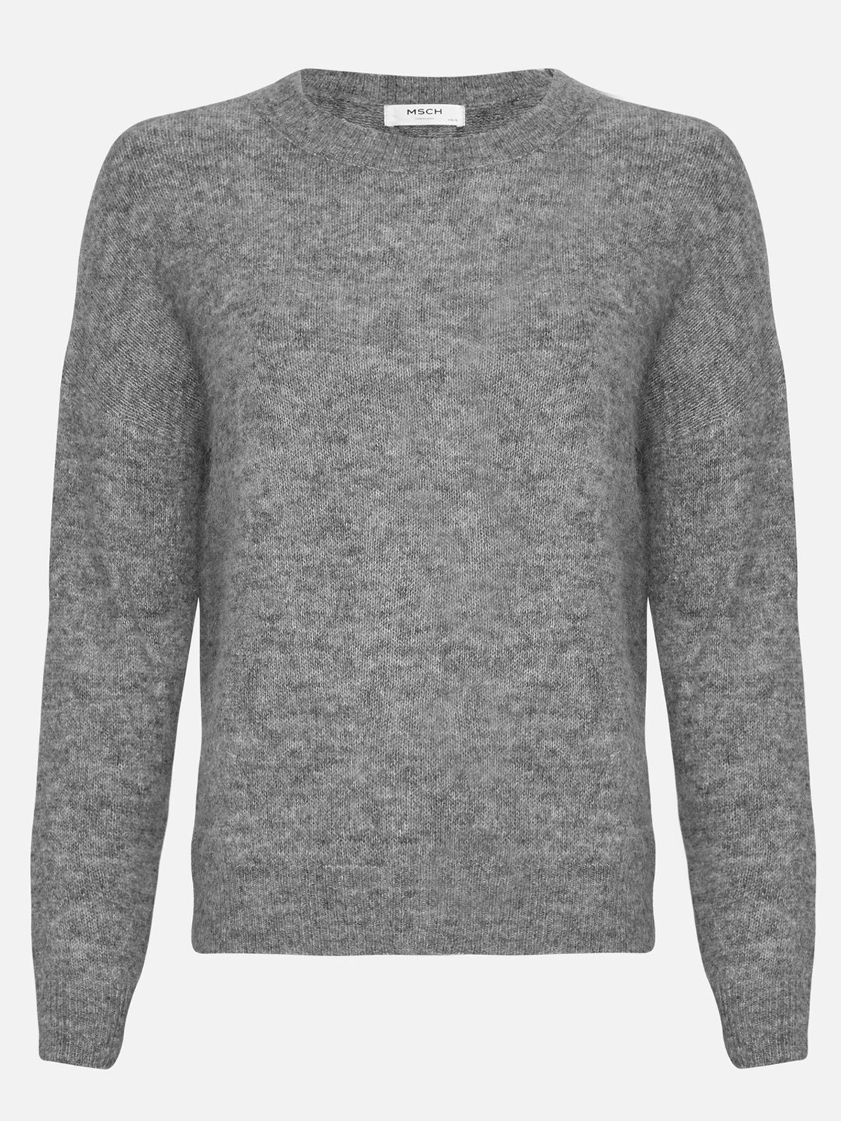 MSCH Copenhagen Femme Mohair O-Neck Pullover Grey Melange