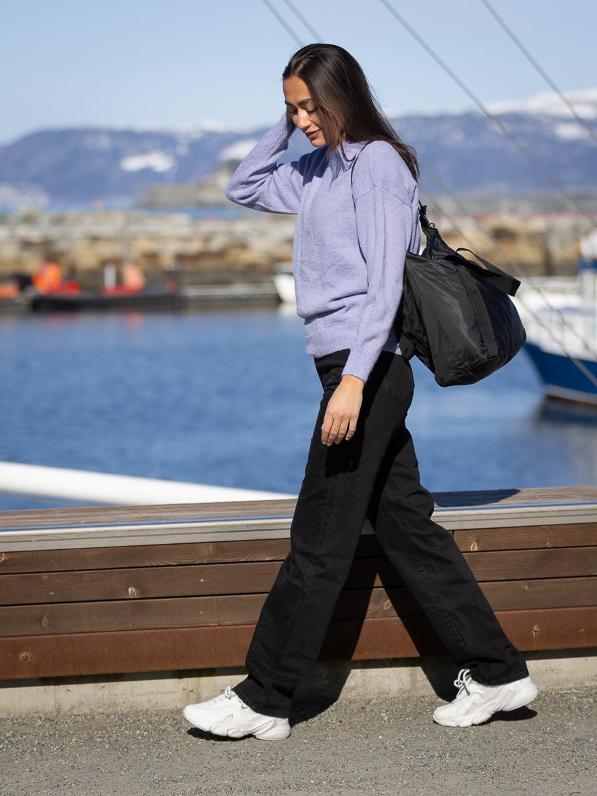 MSCH Copenhagen Femme Mohair O-Neck Pullover Thistle Down Melange