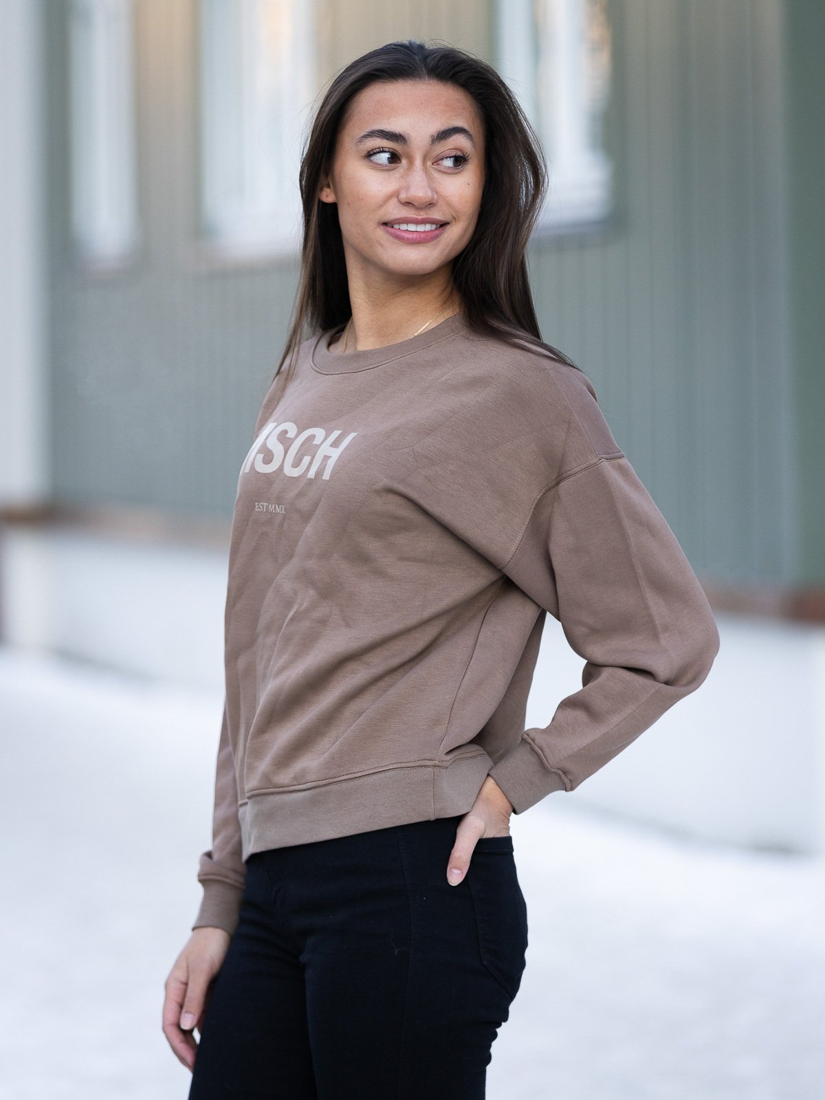 MSCH Copenhagen Ima MSCH Sweatshirt Caribou/White Pepper