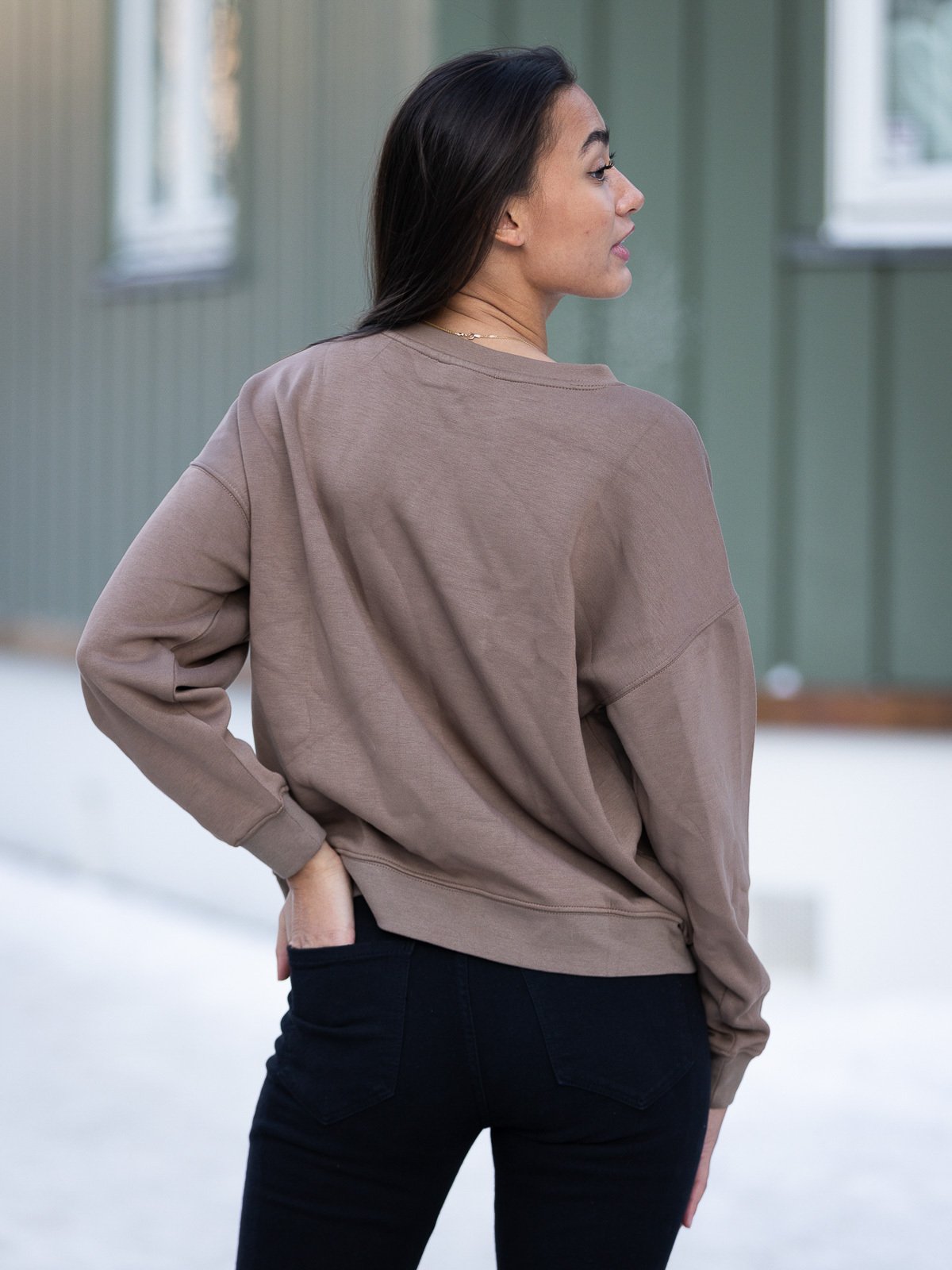 MSCH Copenhagen Ima MSCH Sweatshirt Caribou/White Pepper