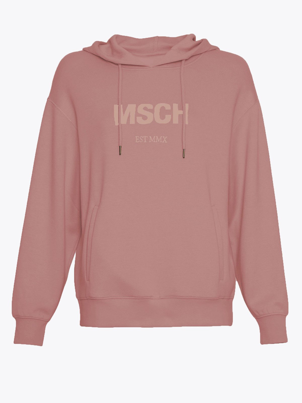 MSCH Copenhagen Ima MSCH Hood Sweatshirt Ash Rose/Mahogany Rose