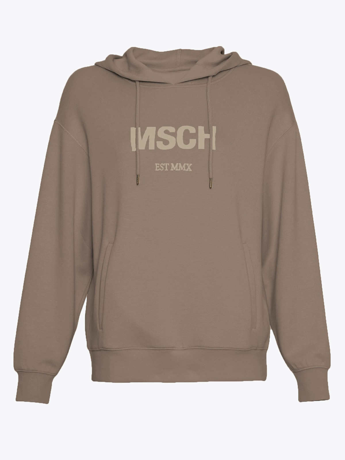 MSCH Copenhagen Ima MSCH Hood Sweatshirt Caribou/White Pepper