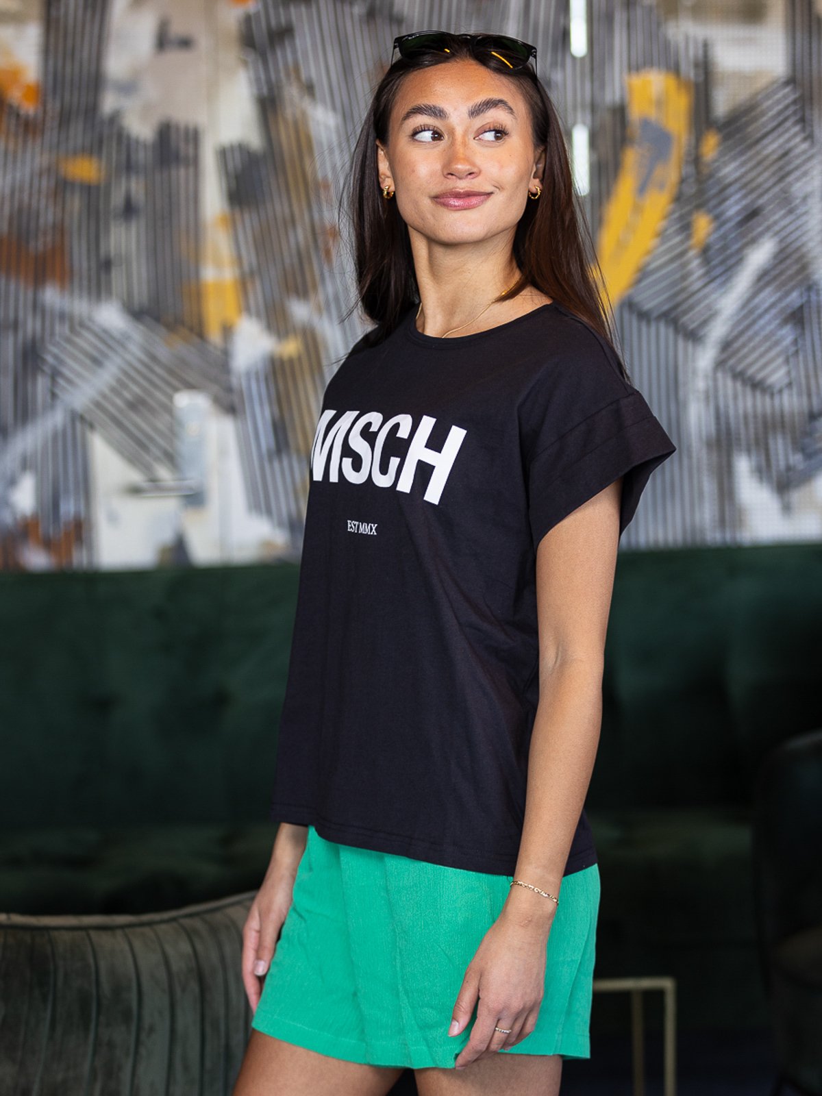 MSCH Copenhagen Alva MSCH Standard Tee Black/White