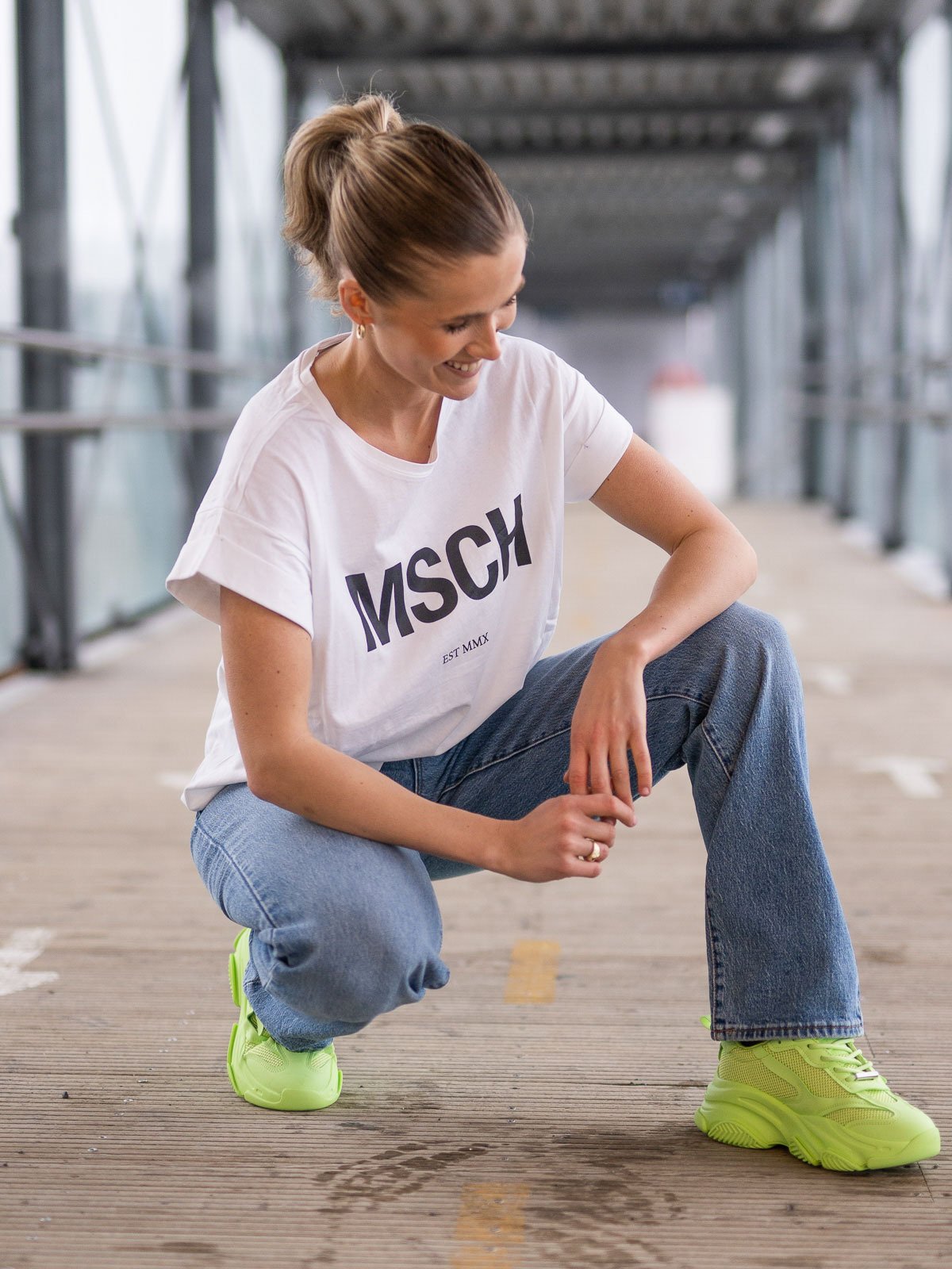 MSCH Copenhagen Alva MSCH Standard Tee White/Black