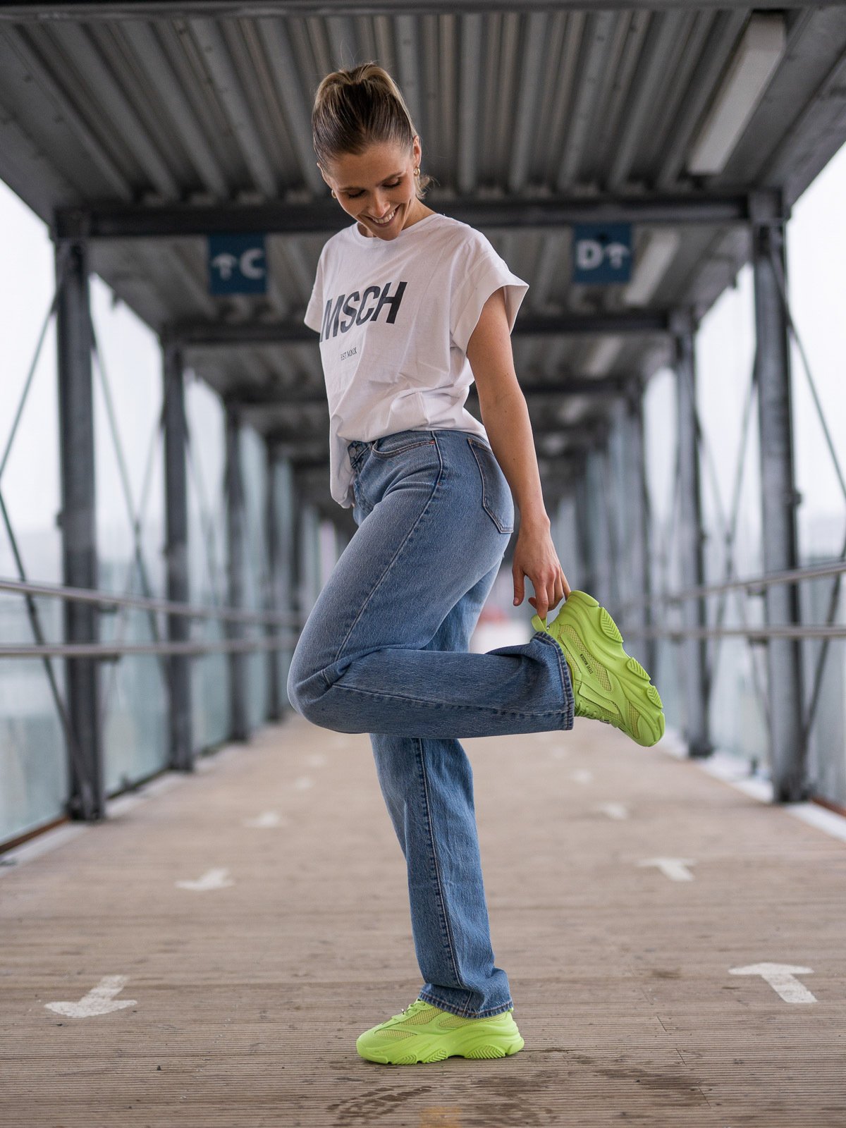 MSCH Copenhagen Alva MSCH Standard Tee White/Black