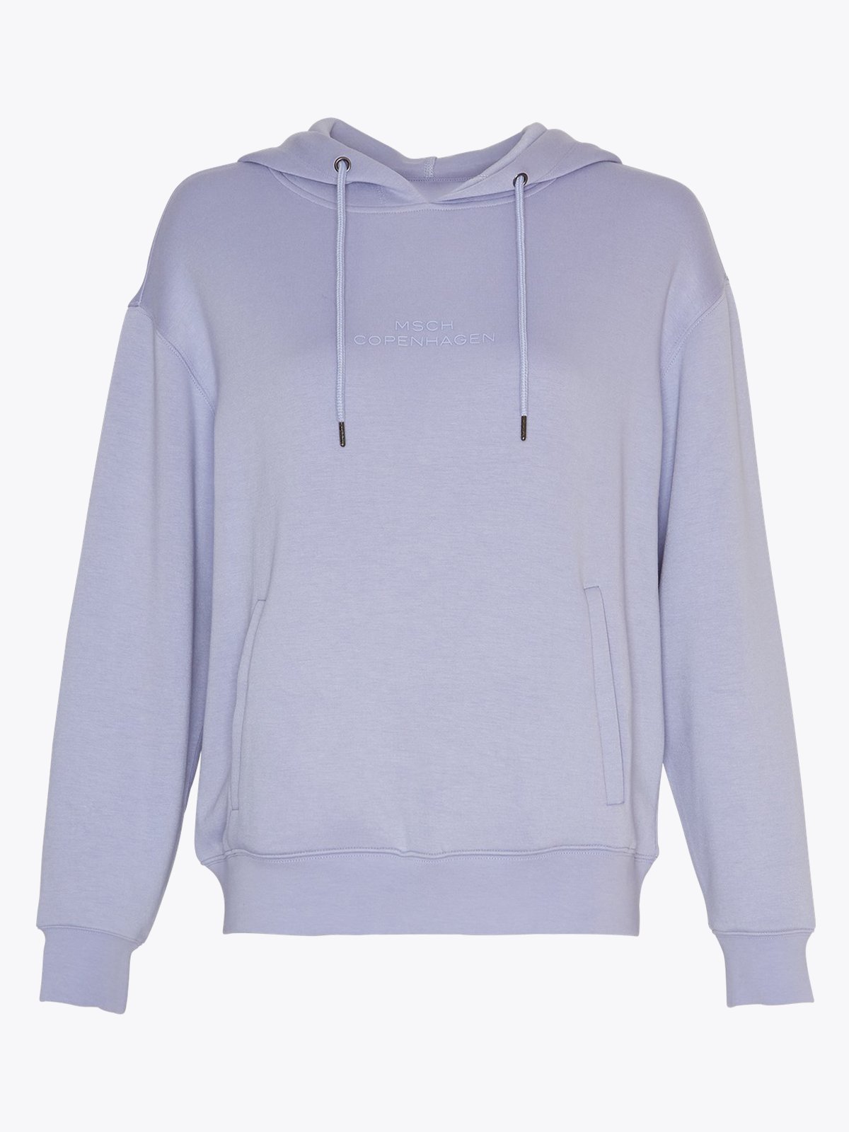 MSCH Copenhagen Ima Q Logo Hood Sweatshirt Thistle Down