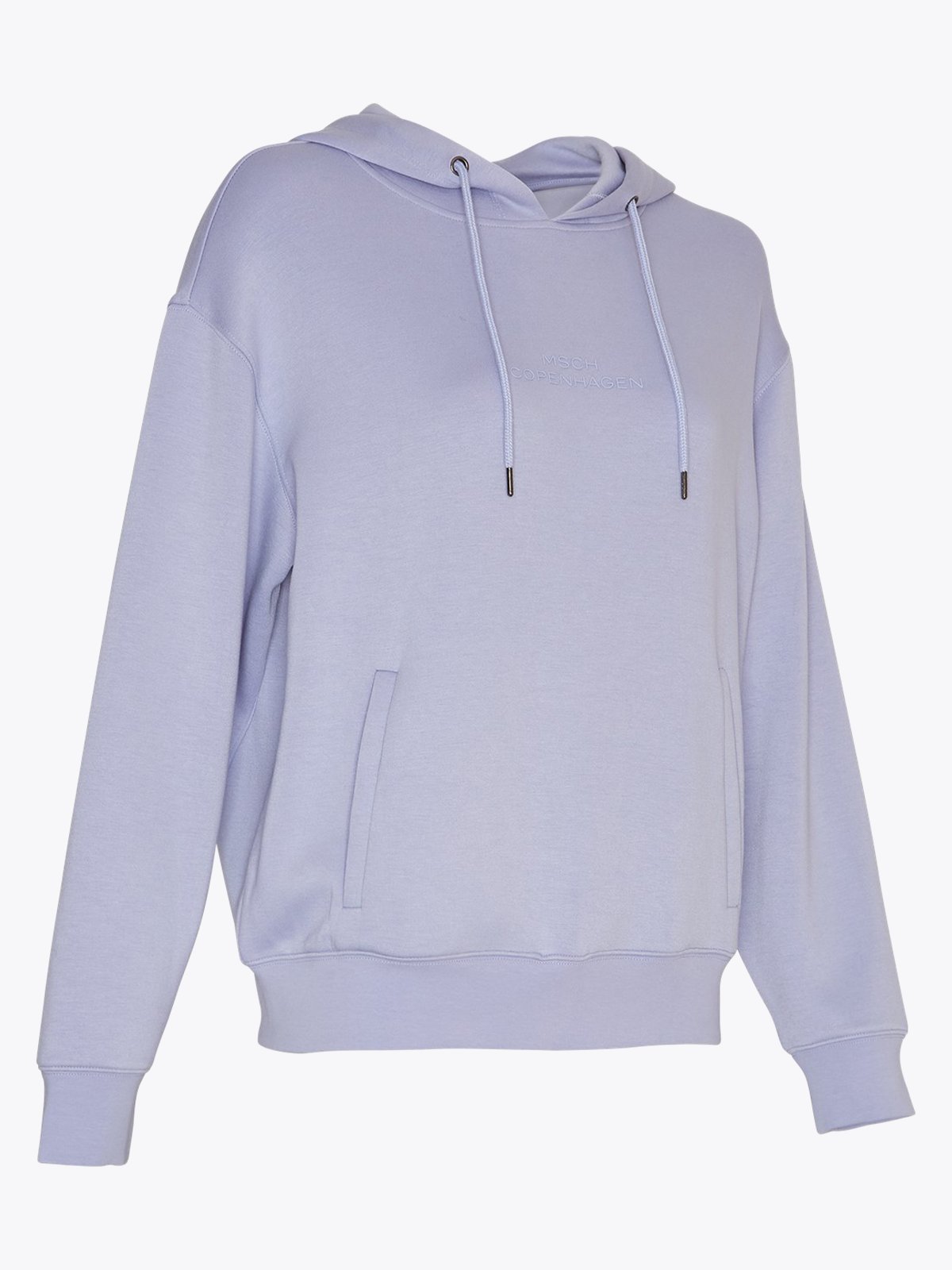 MSCH Copenhagen Ima Q Logo Hood Sweatshirt Thistle Down