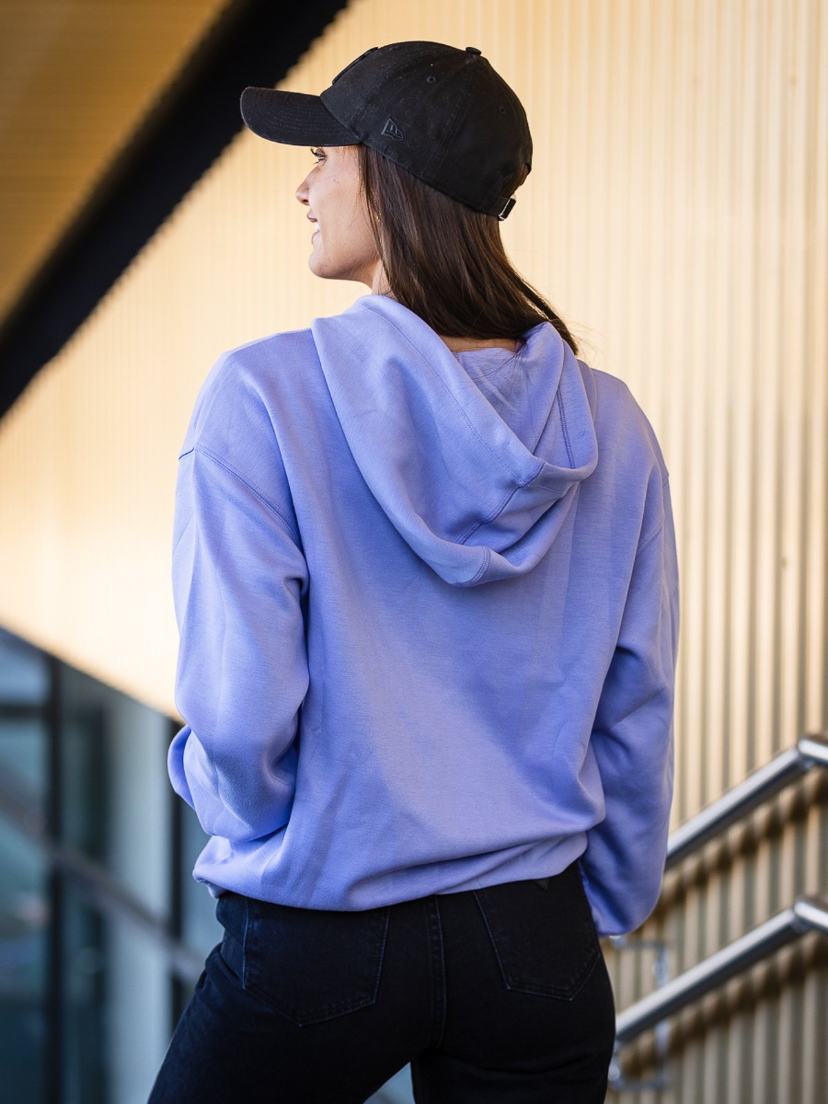 MSCH Copenhagen Ima Q Logo Hood Sweatshirt Thistle Down