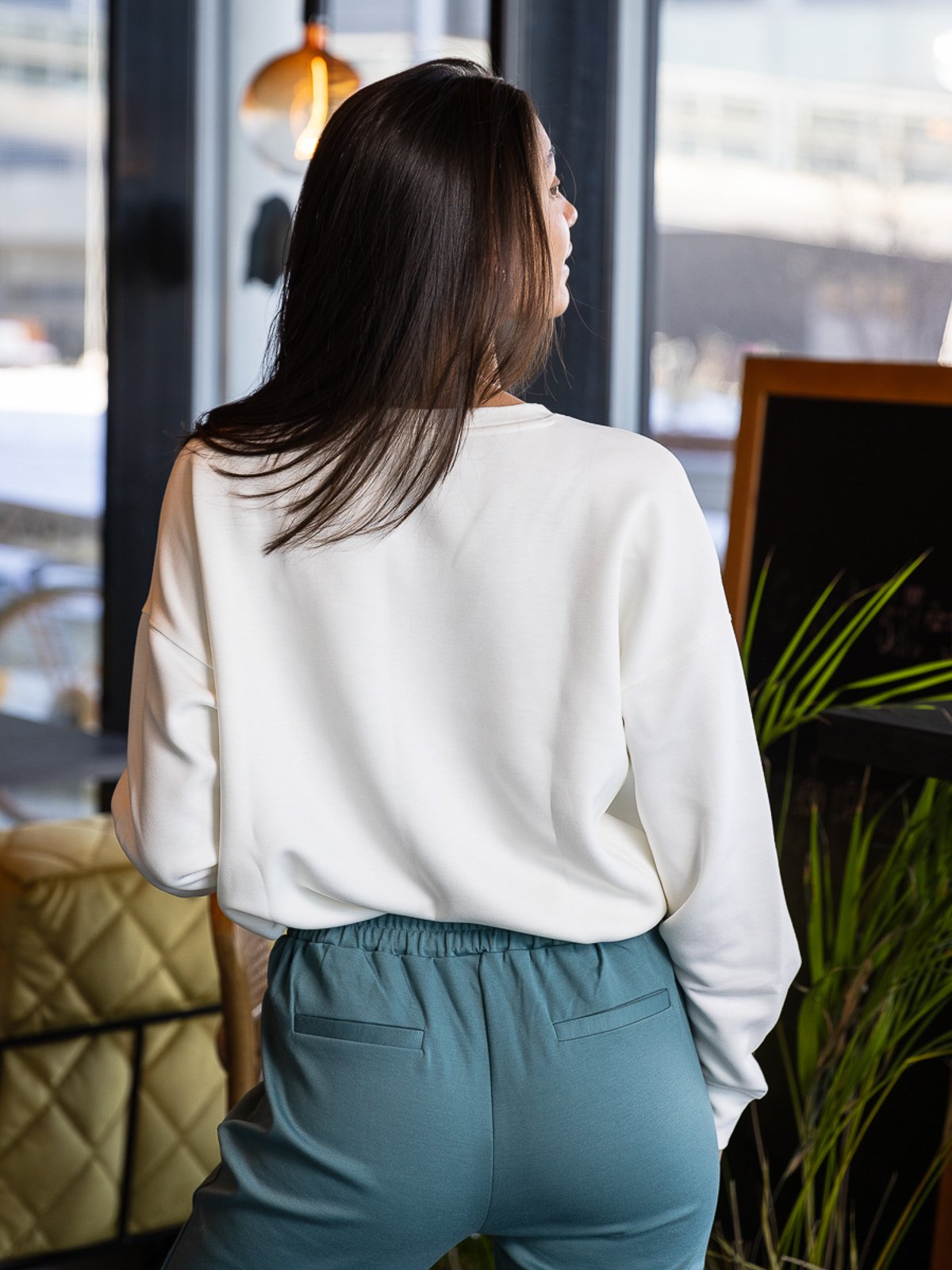 MSCH Copenhagen Ima Q Sweatshirt Egret