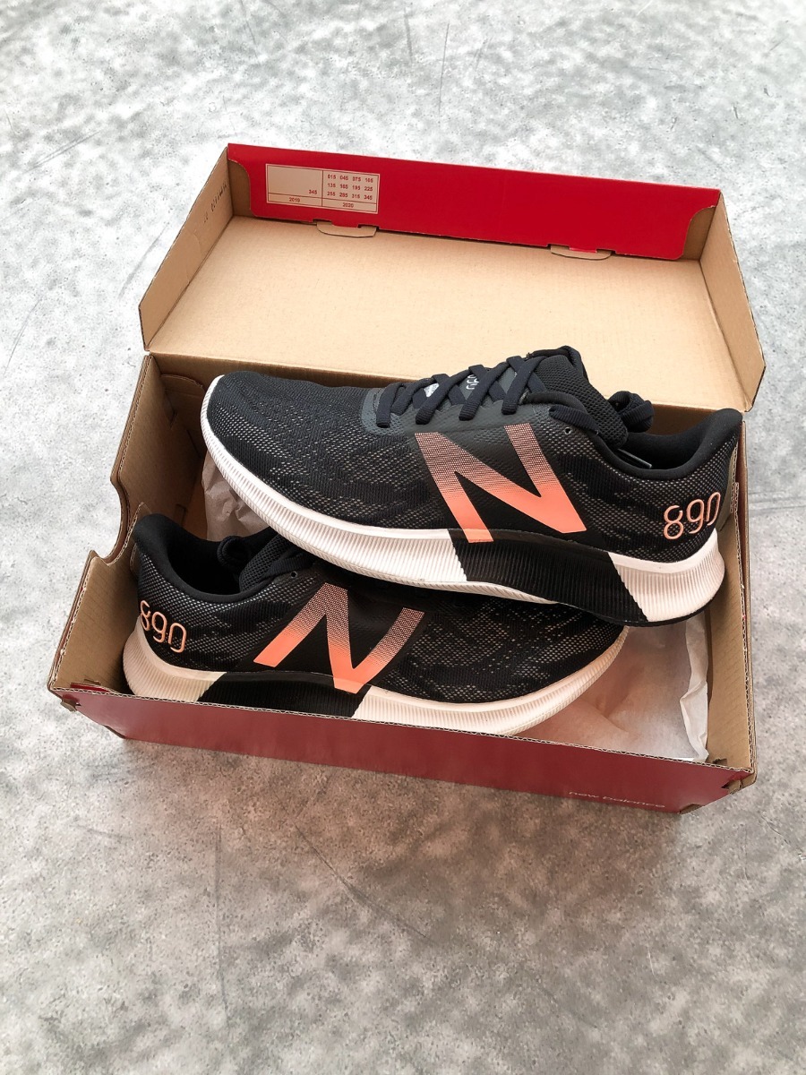New Balance New Balance W890 Black with Thunder & Ginger Pink