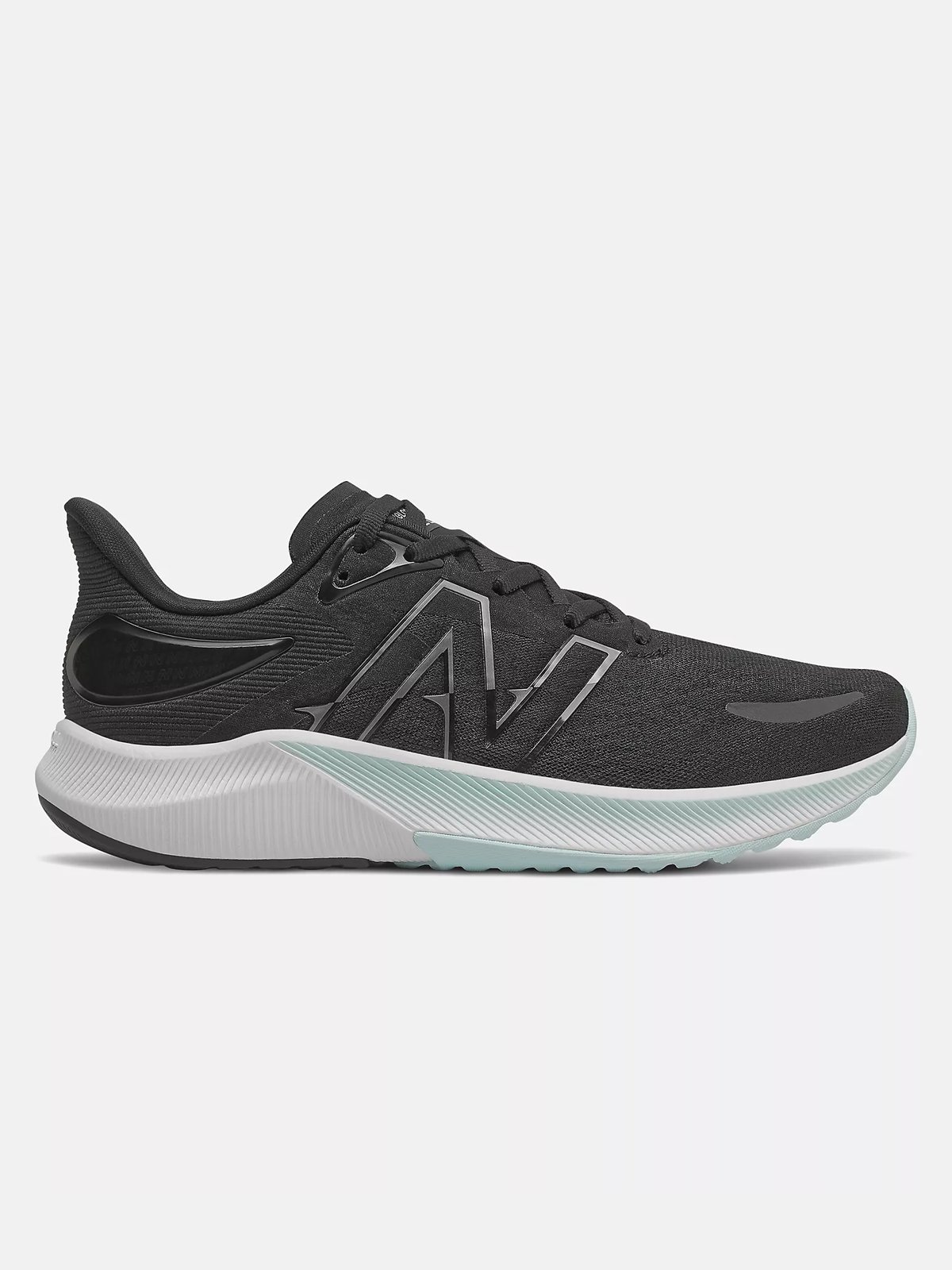 New Balance Fuel Cell Propel Black with pale blue